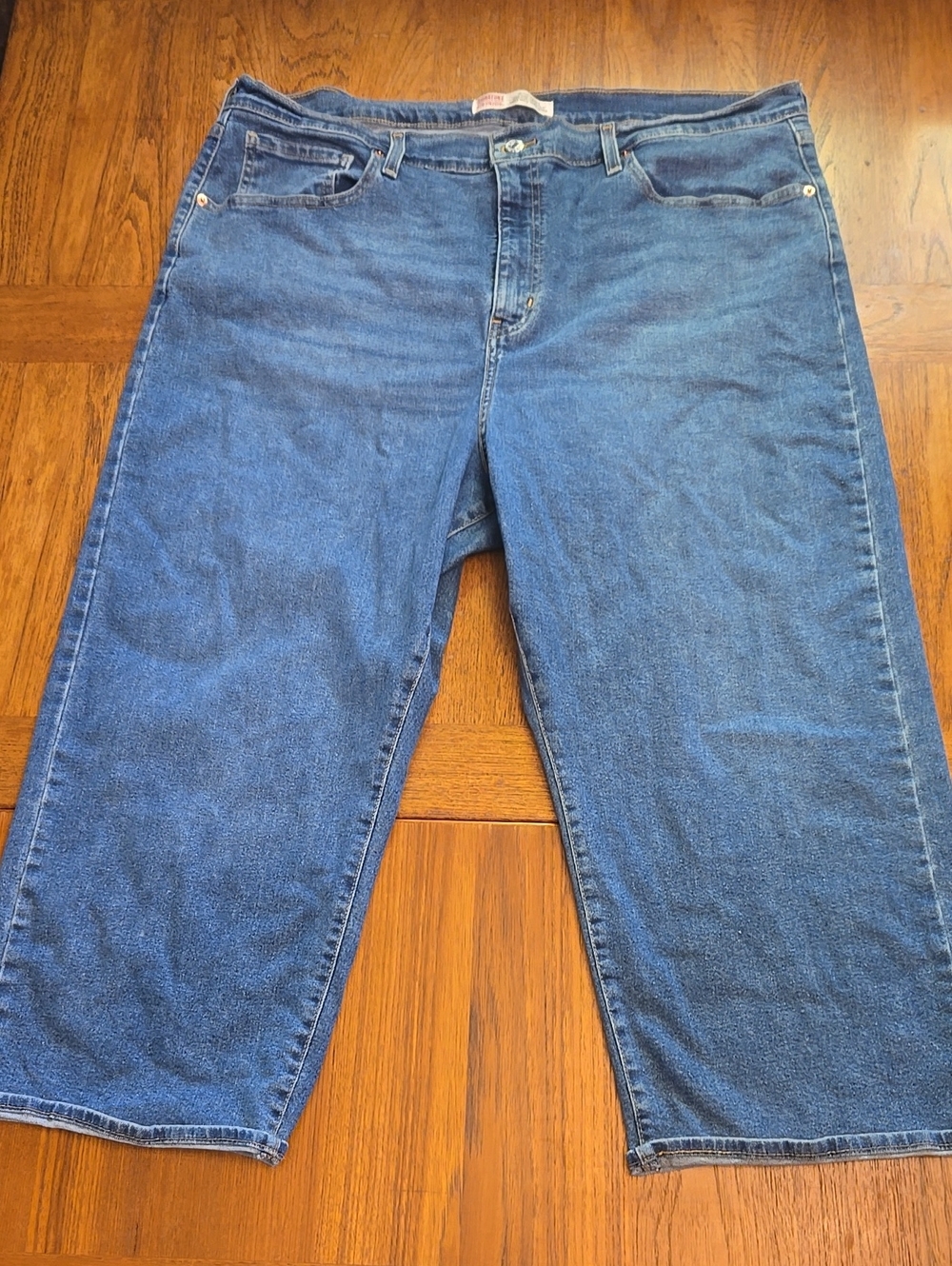 LEVI STRAUSS SIGNATURE - High Ride Loose Crop Jeans